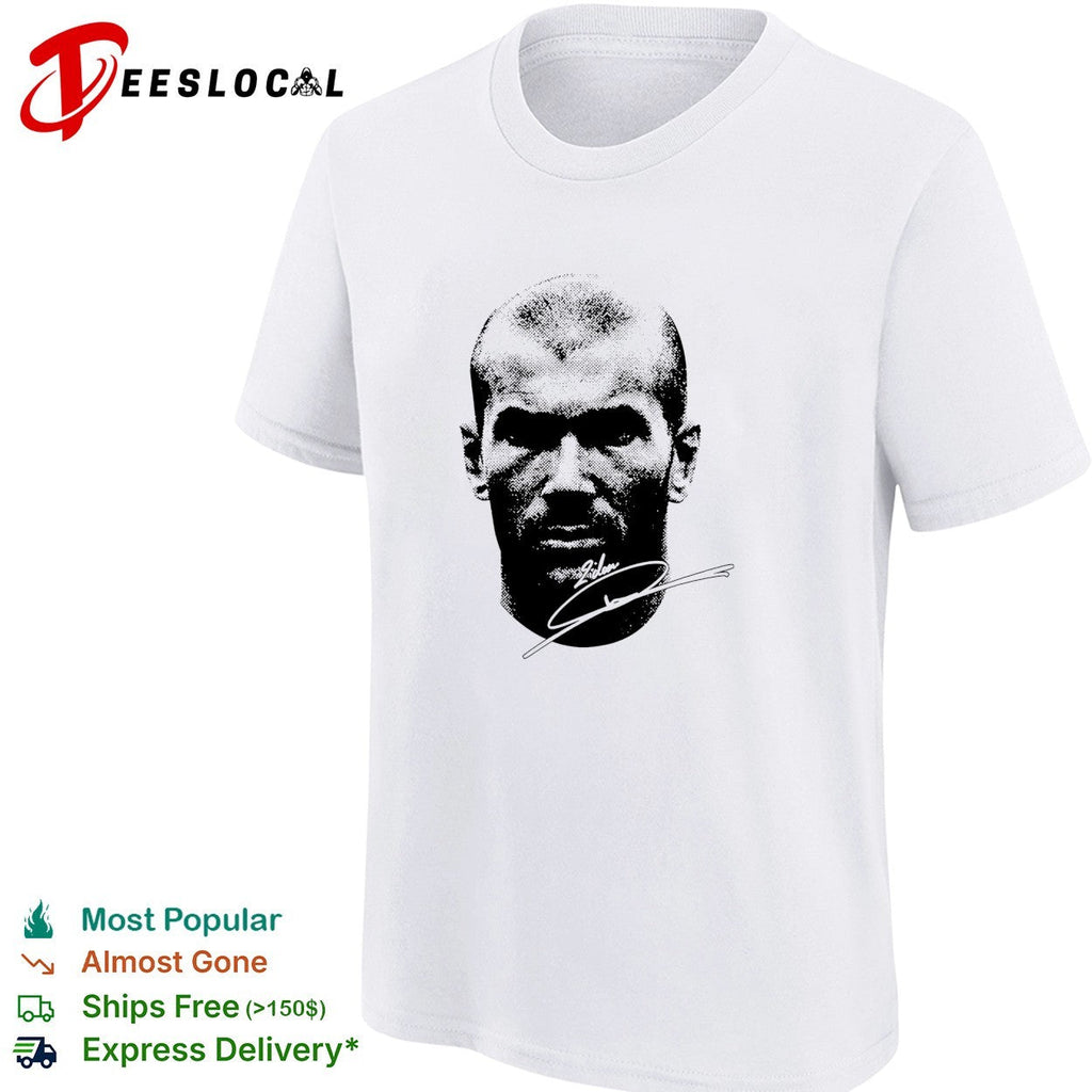Zinedine Zidane signature shirt Unisex