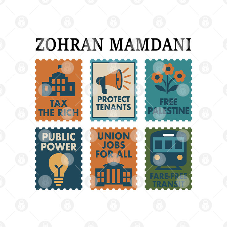 Zohran Mamdani Tax The Rich T Shirt Unisex