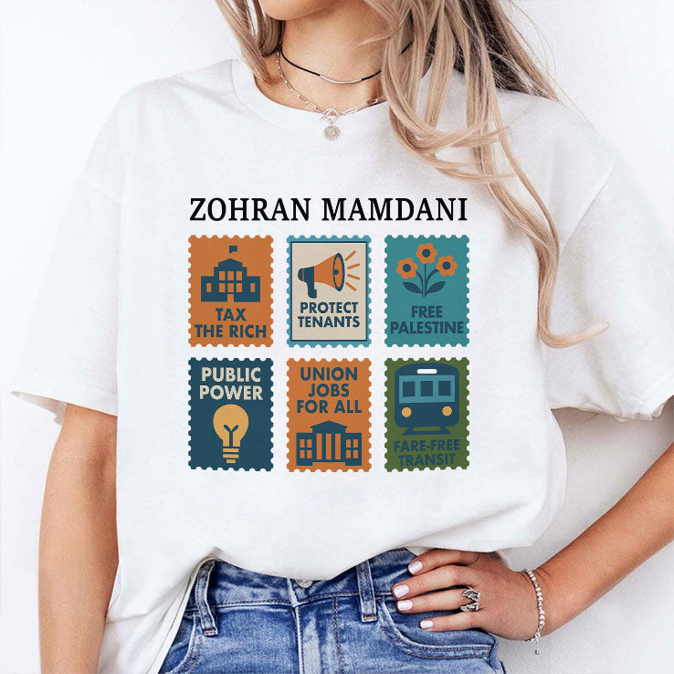 Zohran Mamdani Tax The Rich T Shirt Unisex