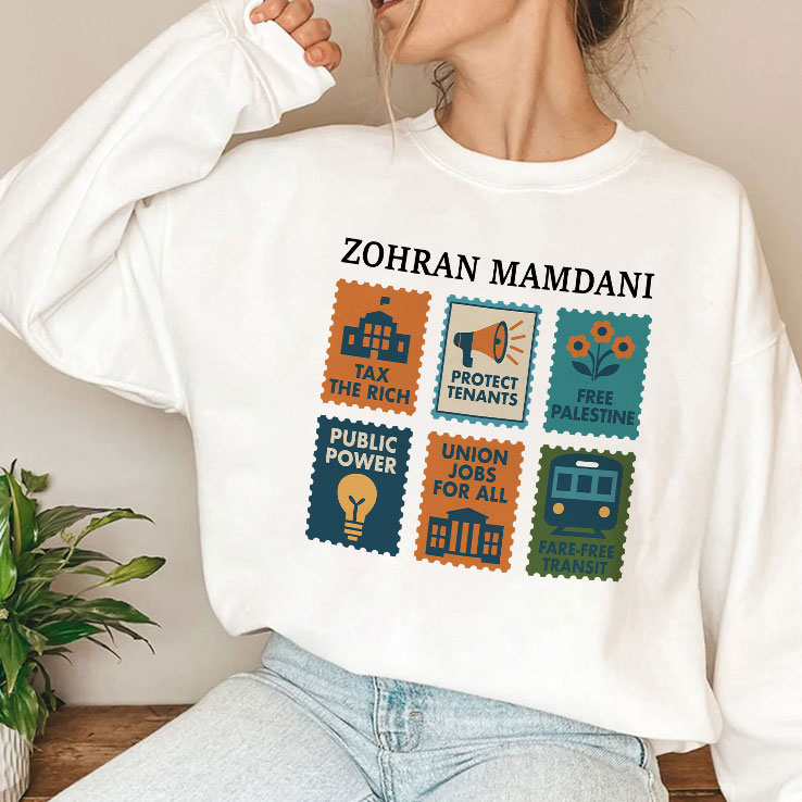Zohran Mamdani Tax The Rich T Shirt Unisex