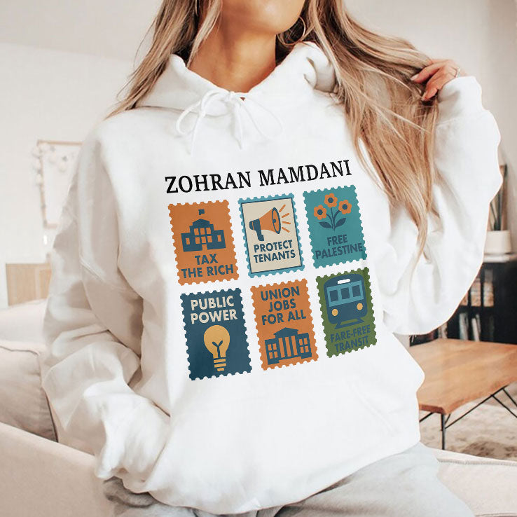 Zohran Mamdani Tax The Rich T Shirt Unisex