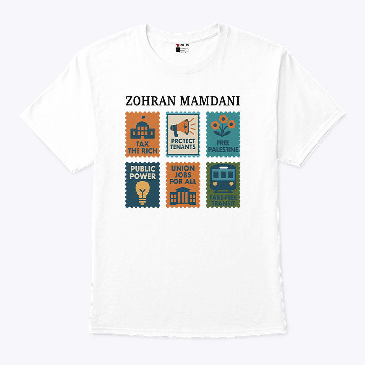 Zohran Mamdani Tax The Rich T Shirt Unisex