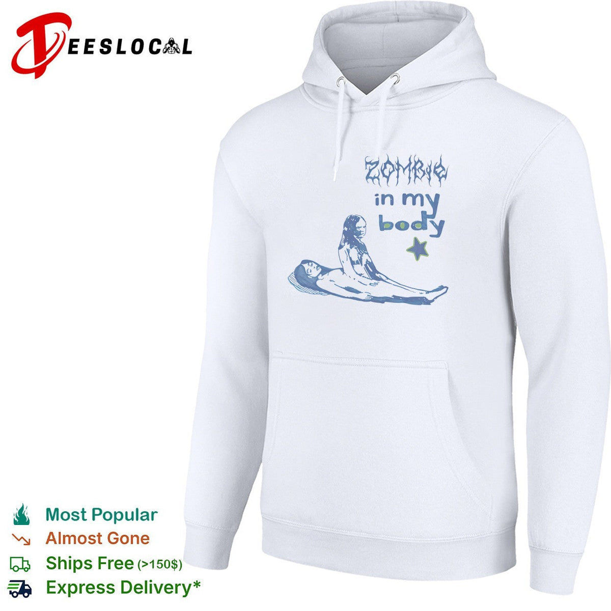 Zombie in my body shirt Unisex