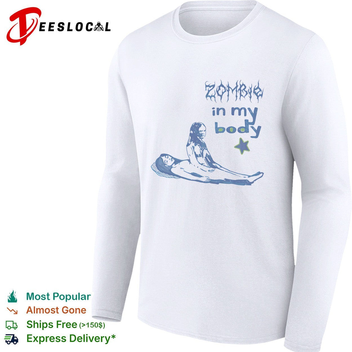 Zombie in my body shirt Unisex
