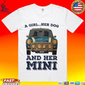 A Girl And Her Dog And Her Mini Car Unisex