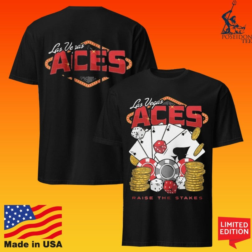 Aces Team Las Vegas Aces Five Of A Kind Poker Unisex