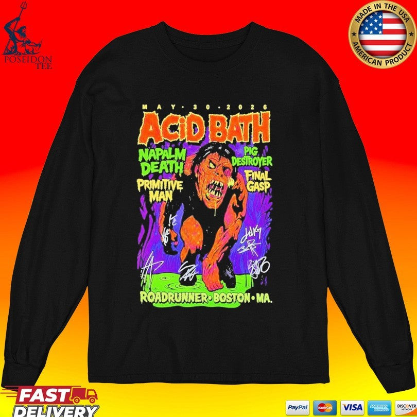 Acid Bath Roadrunner In Boston May 30 2026 Unisex
