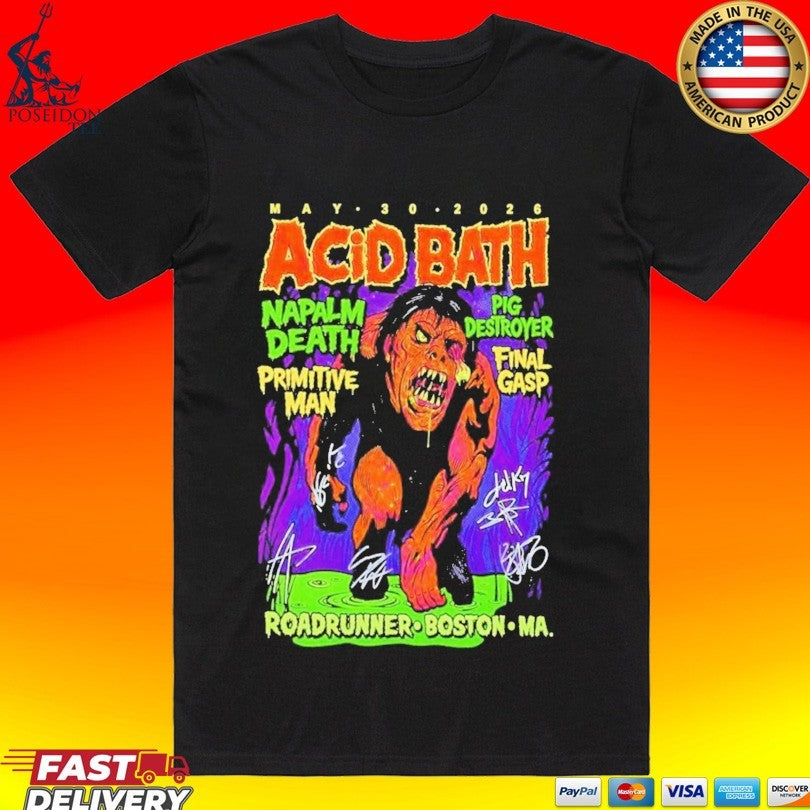 Acid Bath Roadrunner In Boston May 30 2026 Unisex