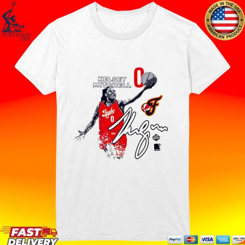 Adult Indiana Fever #0 Kelsey Mitchell Ascent In Natural By Round21 Unisex