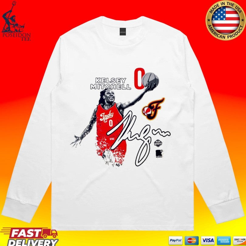 Adult Indiana Fever #0 Kelsey Mitchell Ascent In Natural By Round21 Unisex