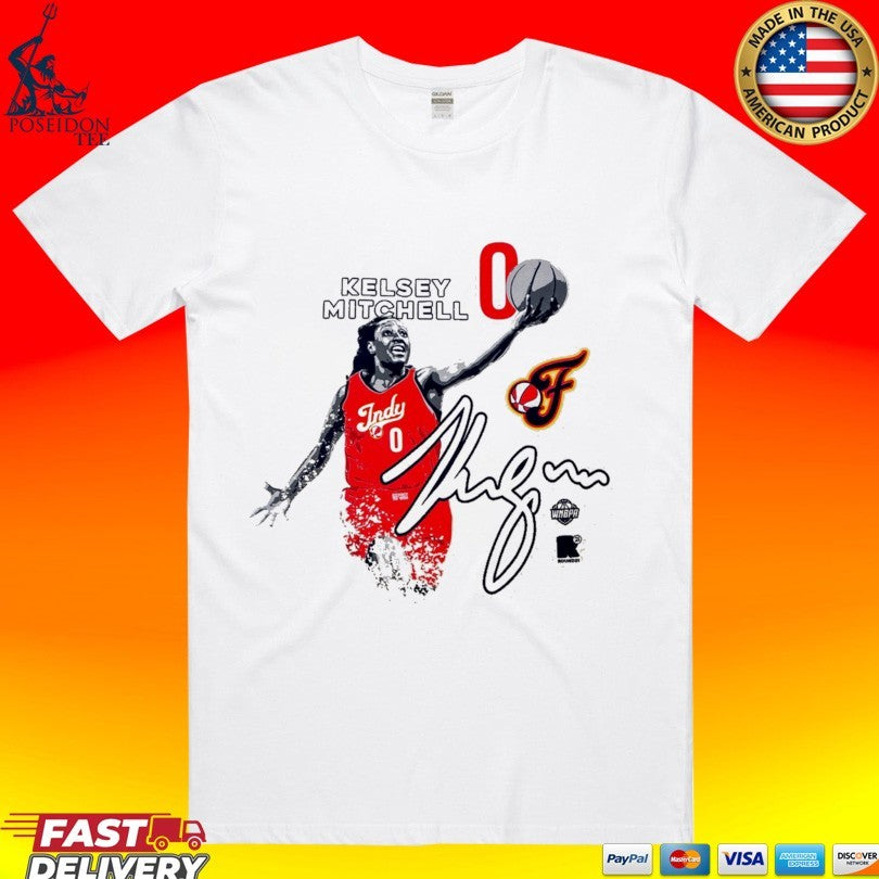 Adult Indiana Fever #0 Kelsey Mitchell Ascent In Natural By Round21 Unisex
