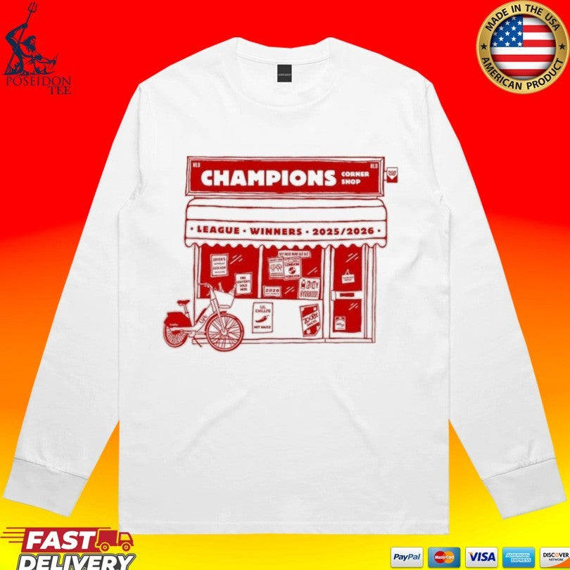 Afc Champions Corner Shop League Winners 2025 2026 Unisex