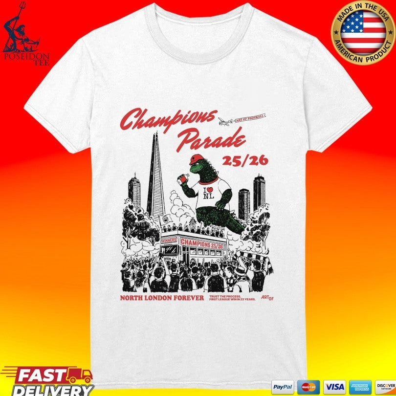 Afc Champions Parade 25 26 North London Forever Unisex