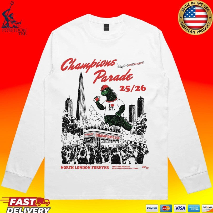Afc Champions Parade 25 26 North London Forever Unisex