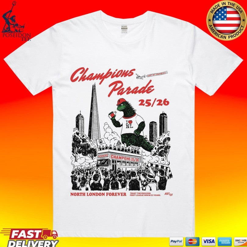 Afc Champions Parade 25 26 North London Forever Unisex