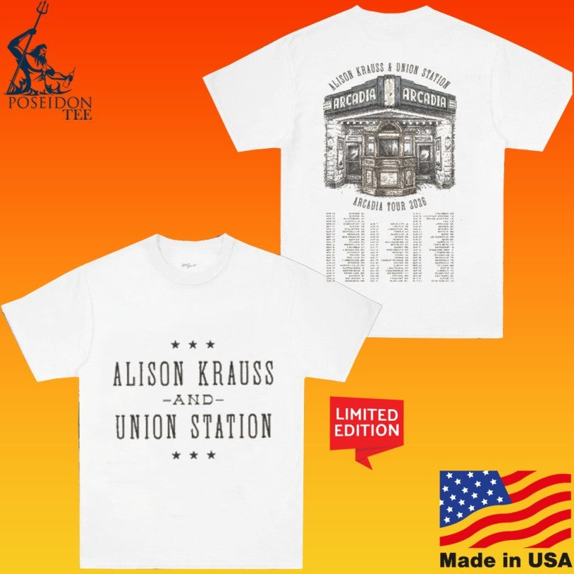 Alison Krauss And Union Station Arcadia Tour 2026 Unisex