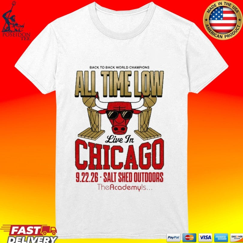 All Time Low Live In Chicago Il On Sept 22 2026 Unisex