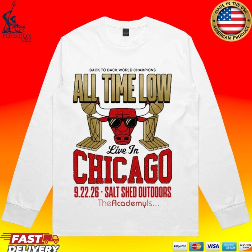 All Time Low Live In Chicago Il On Sept 22 2026 Unisex