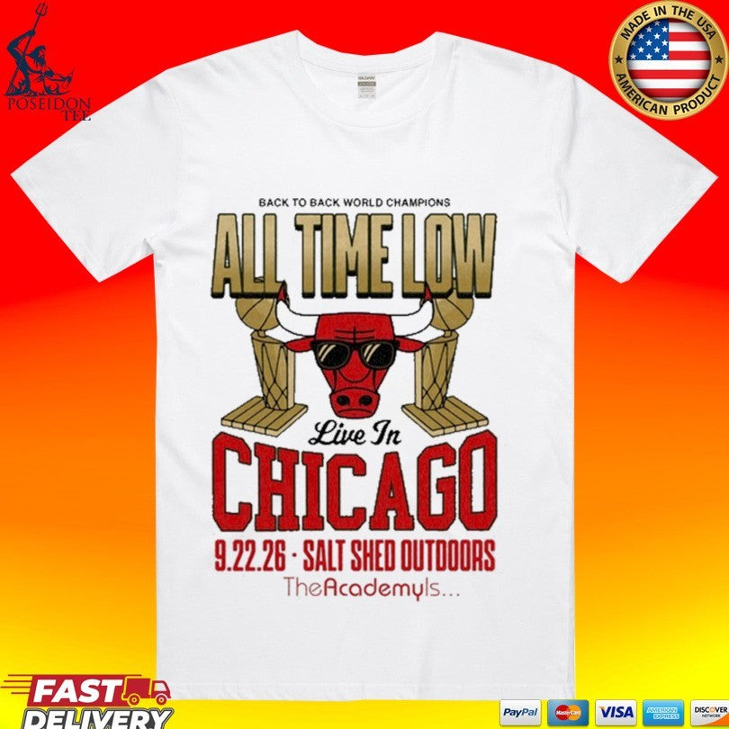 All Time Low Live In Chicago Il On Sept 22 2026 Unisex