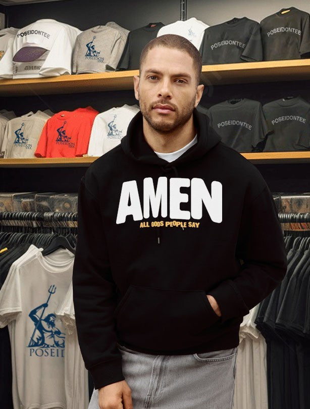 Amen Brown All God’s People Say Unisex