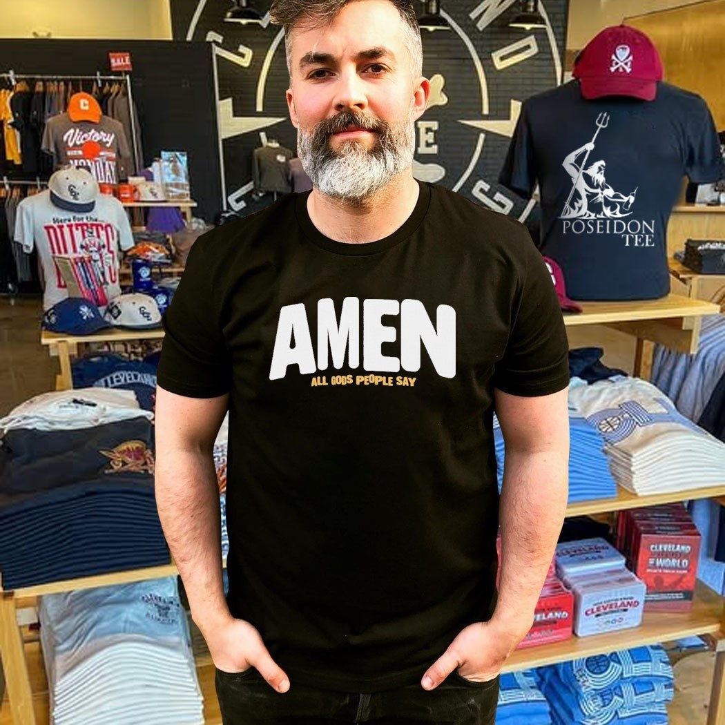 Amen Brown All God’s People Say Unisex