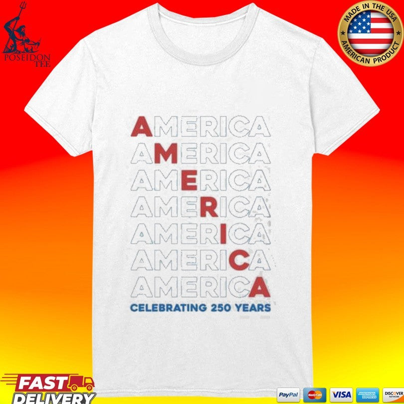 America Celebrating 250 Years Upf 50 Performance Unisex
