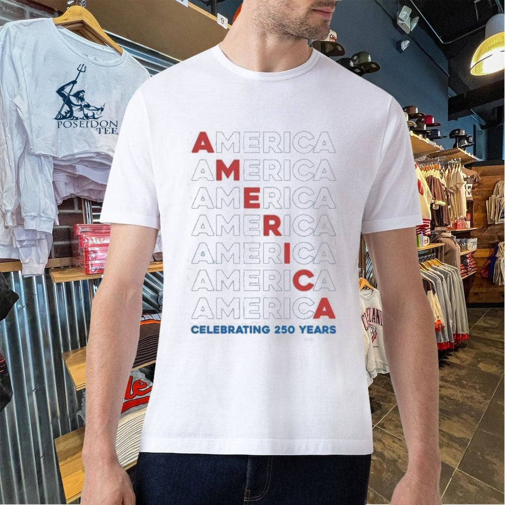 America Celebrating 250 Years Upf 50 Performance Unisex