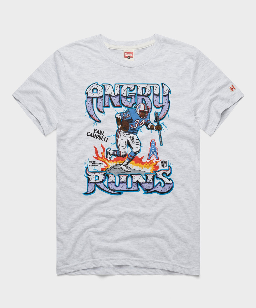 Angry Runs Oilers Earl Campbell Unisex