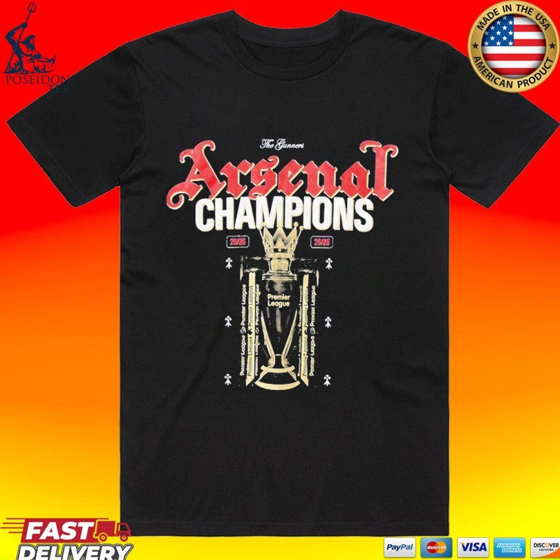 Arsenal Premier League Champions 2026 Unisex