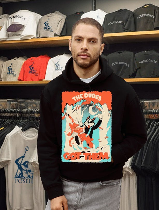 Astrofat The Dudes Got Them Big Black Wolf Unisex