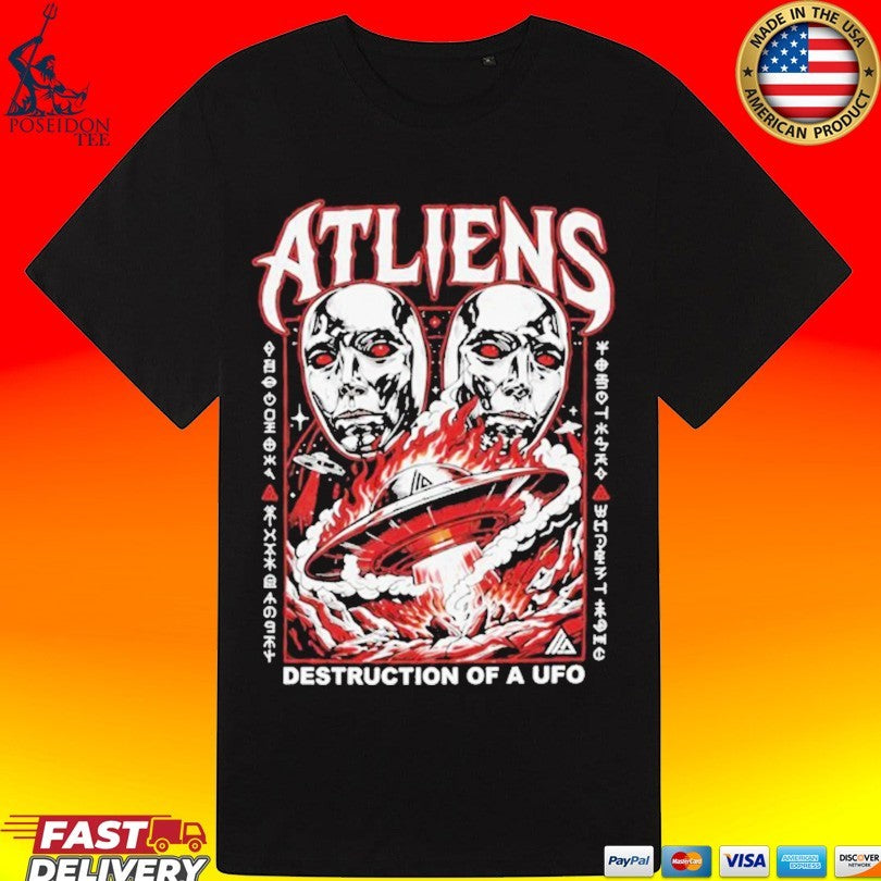 Atliens Destruction Of A Ufo Unisex