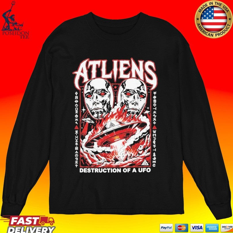 Atliens Destruction Of A Ufo Unisex
