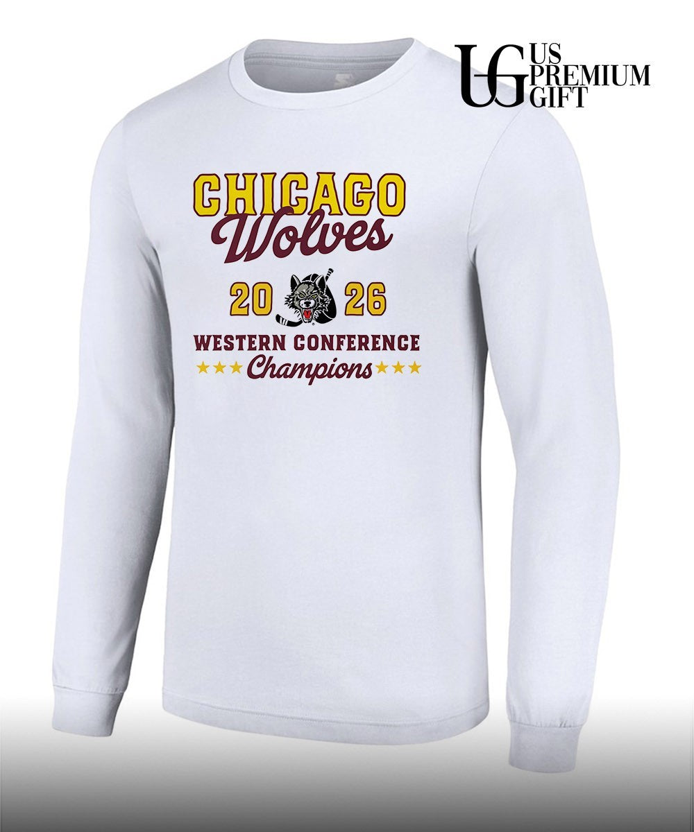 Chicago Wolves 2026 Western Conference Champions Unisex