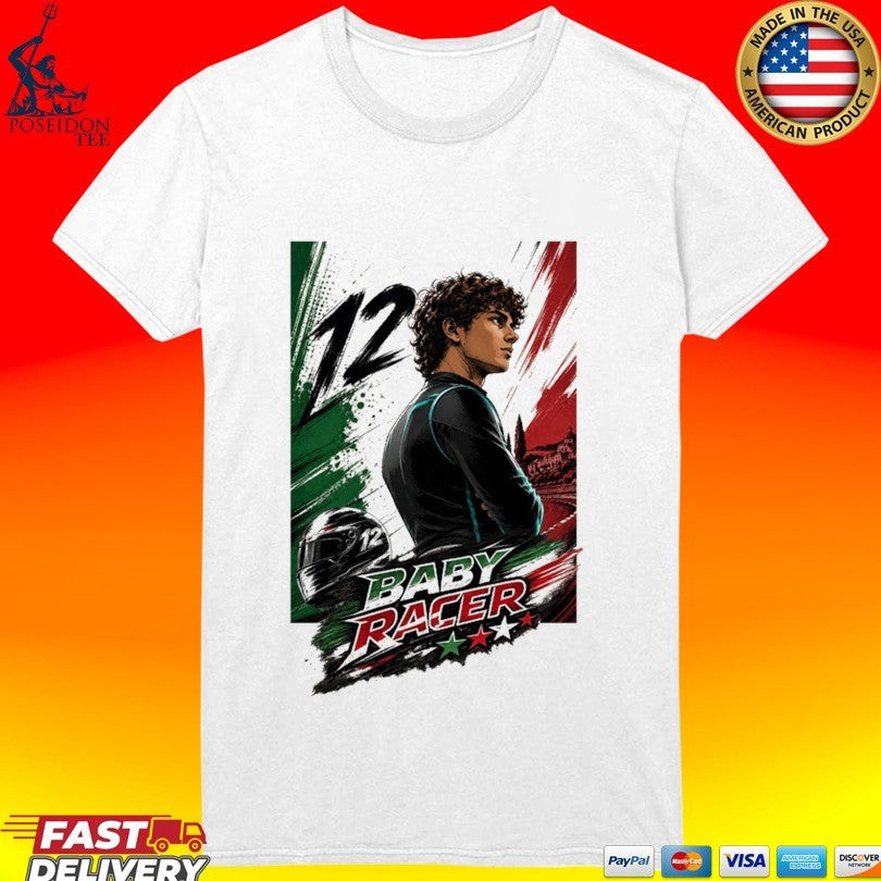 Baby Racer Italy Flag Graphic Unisex