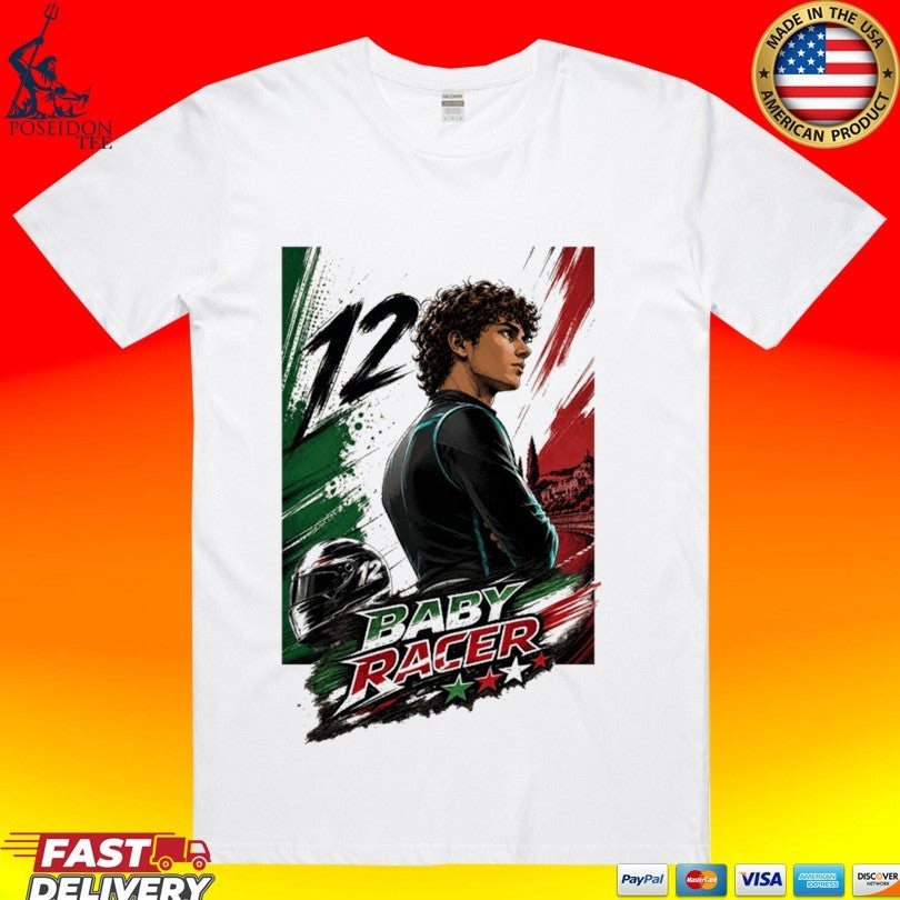 Baby Racer Italy Flag Graphic Unisex