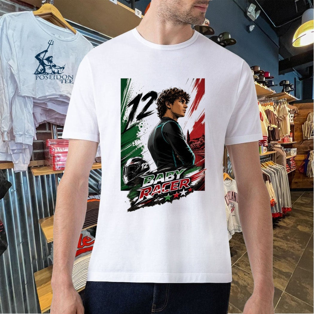Baby Racer Italy Flag Graphic Unisex