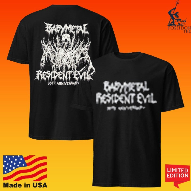 Babymetal Resident Evil 30th Anniversary Metal Outbreak Unisex