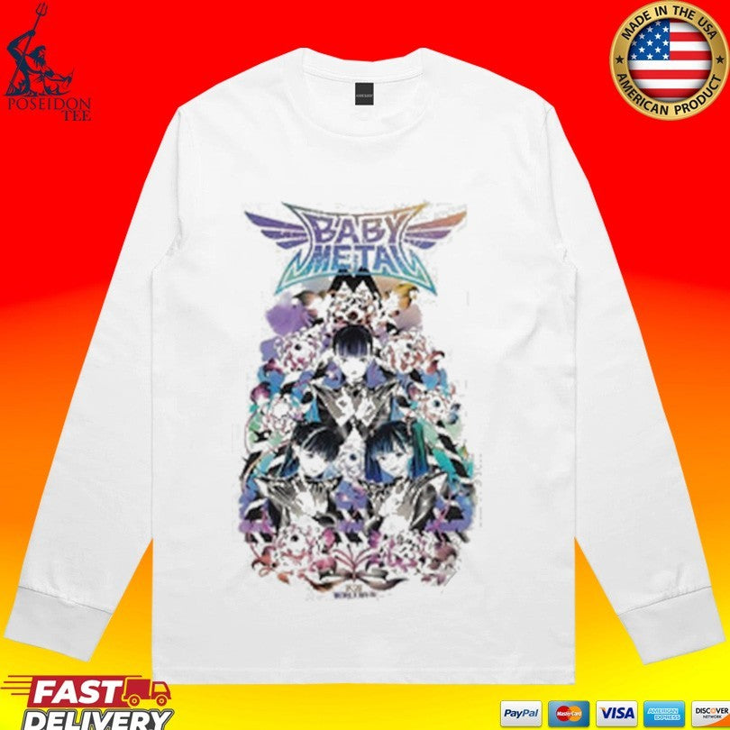 Babymetal World Tour 2026 Uk And Eu Art By Peach Momoko Unisex