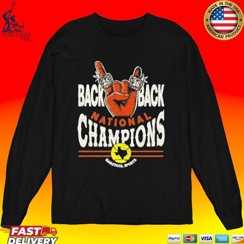 Back To Back Softball National Champions Pocket Unisex