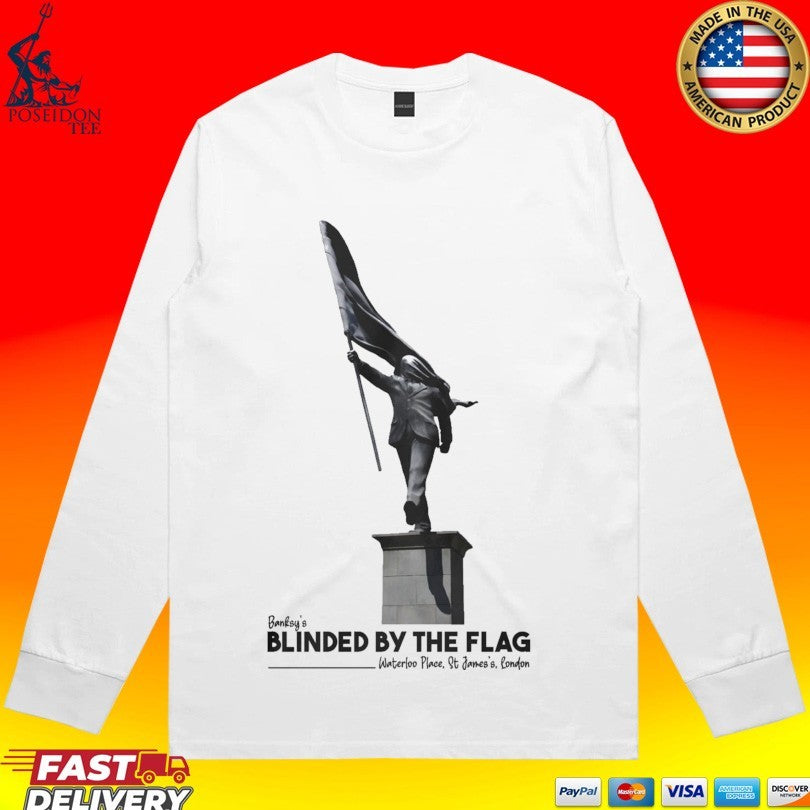 Banksy London Statue Blinded By The Flag Unisex