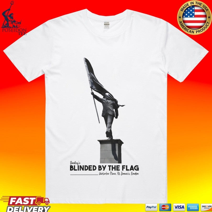 Banksy London Statue Blinded By The Flag Unisex