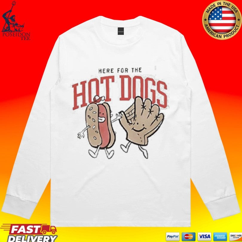 Baseball Glove Here For The Hot Dogs Unisex