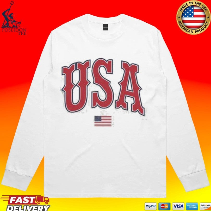 Baseball Usa Est USA 1776 Unisex