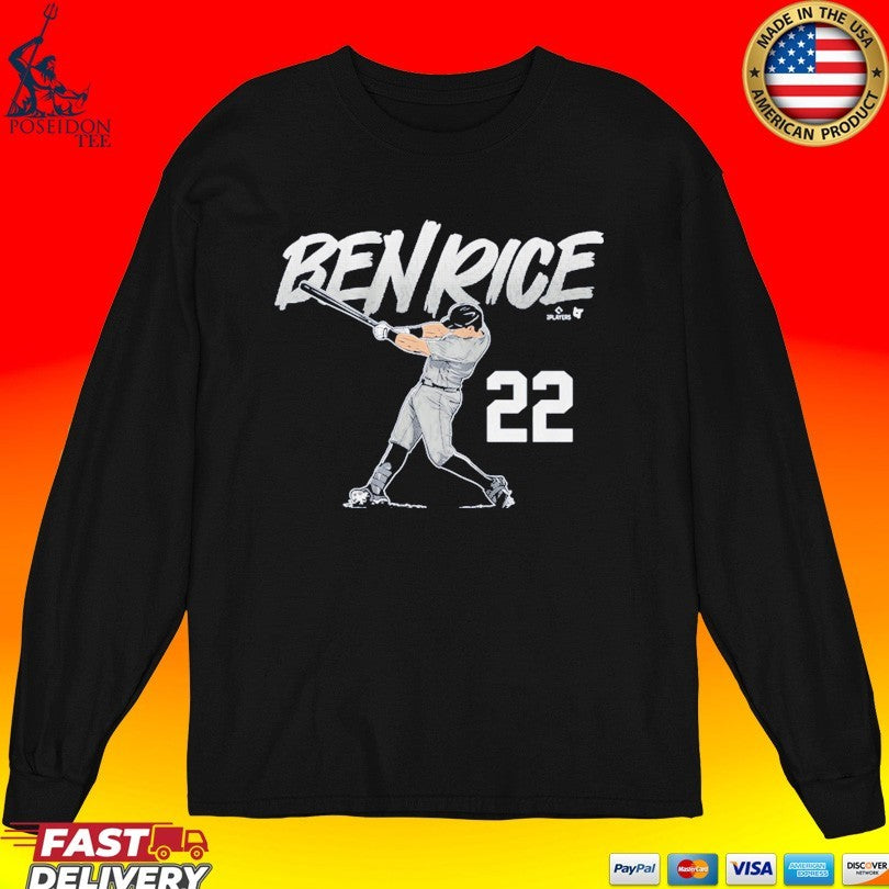 Ben Rice Slugger Swing Number Shirt Unisex