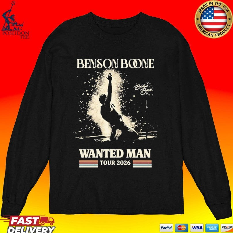 Benson Boone Wanted Man Tour 2026 Unisex