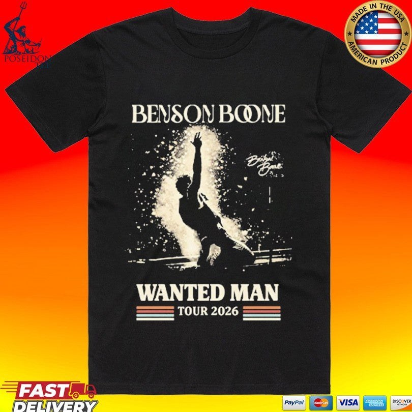 Benson Boone Wanted Man Tour 2026 Unisex
