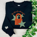 In My Showgirl Era Glitter Appliqu Embroidered Sweatshirt
