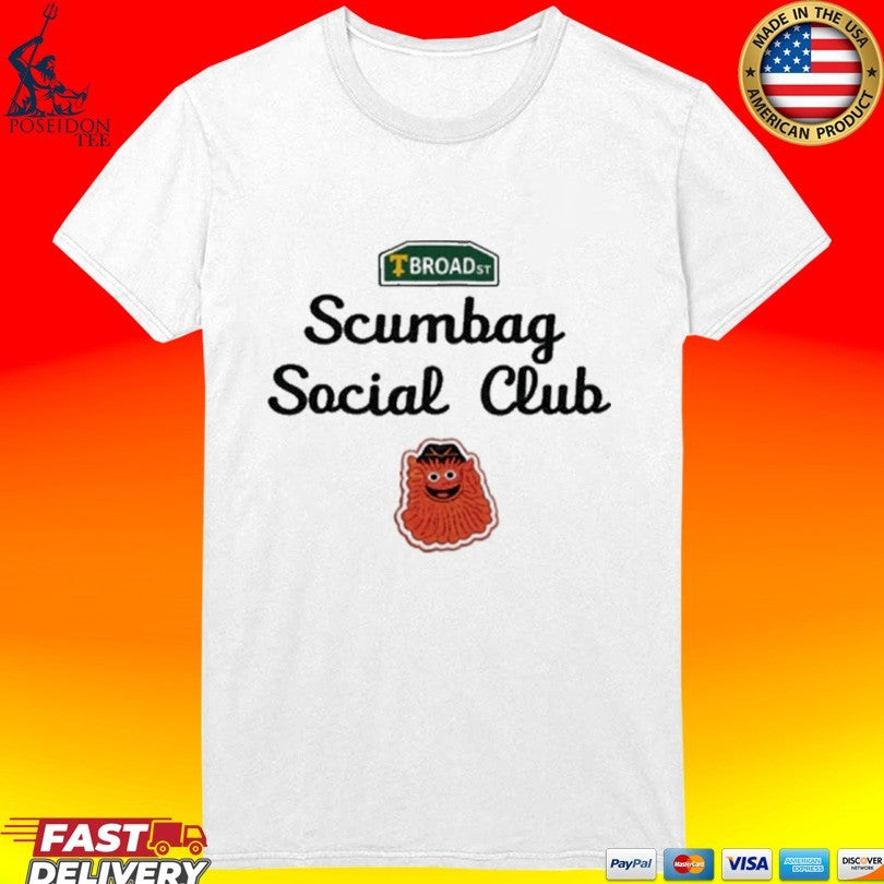 Broad Street Scumbag Social Club Flyer Unisex