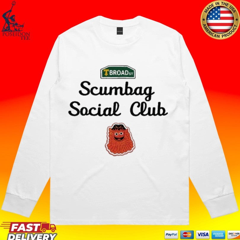 Broad Street Scumbag Social Club Flyer Unisex