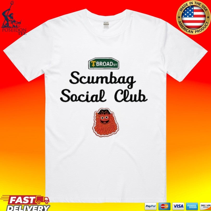 Broad Street Scumbag Social Club Flyer Unisex